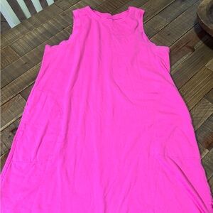 Old Navy large pink dress